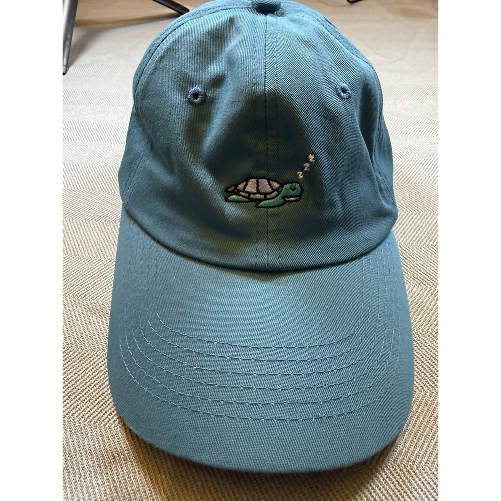 Follow Your Legend Turtle Strapback Adjustable Hat Cap Cotton - With Blemish